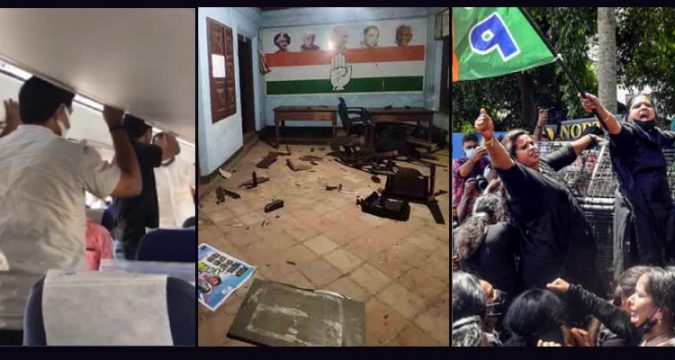 സ്വപ്നയുടെ രഹസ്യമൊഴി മജിസ്ട്രേട്ട് കോടതി ഇഡി -യ്ക്ക് കൈമാറി; കേരളമാകെ സംഘര്ഷഭരിതം.