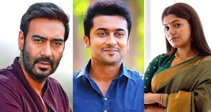 ദേശീയ ചലച്ചിത്ര പുരസ്കാരങ്ങൾ പ്രഖ്യാപിച്ചു; സൂര്യയും അജയ് ദേവ്ഗണും മികച്ച നടന്മാർ, അപർണ ബാലമുരളി മികച്ച നടി.